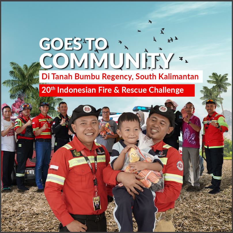 RESCUER GOES TO COMMUNITY