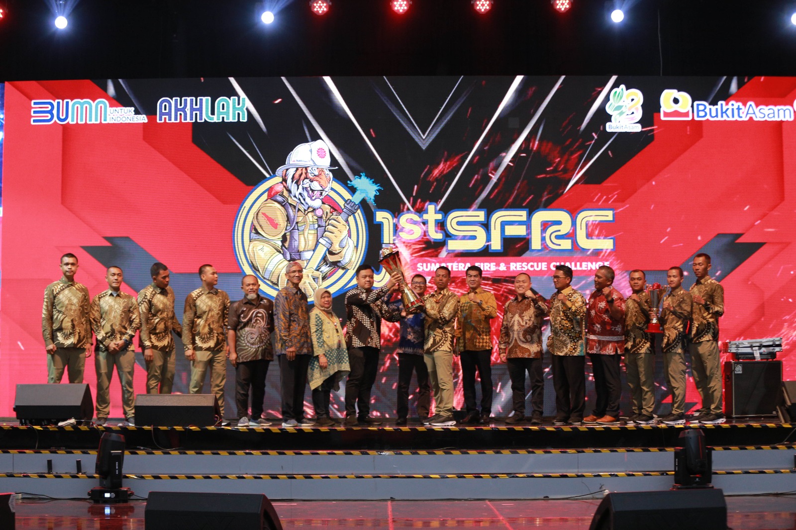 Closing Ceremony 1st SUMATERA FIRE & RESCUE CHALLENGE (SFRC)